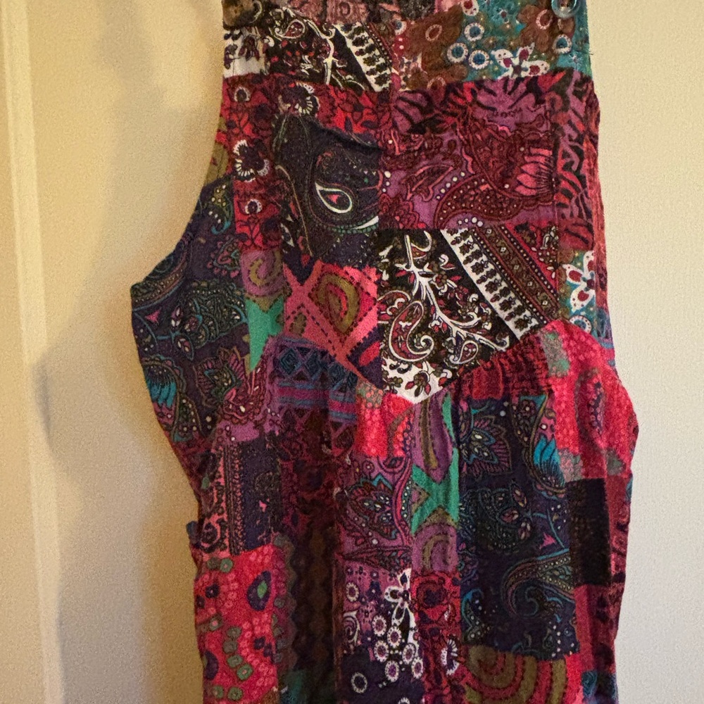 Colorful patchwork overalls - Picture 2 of 3